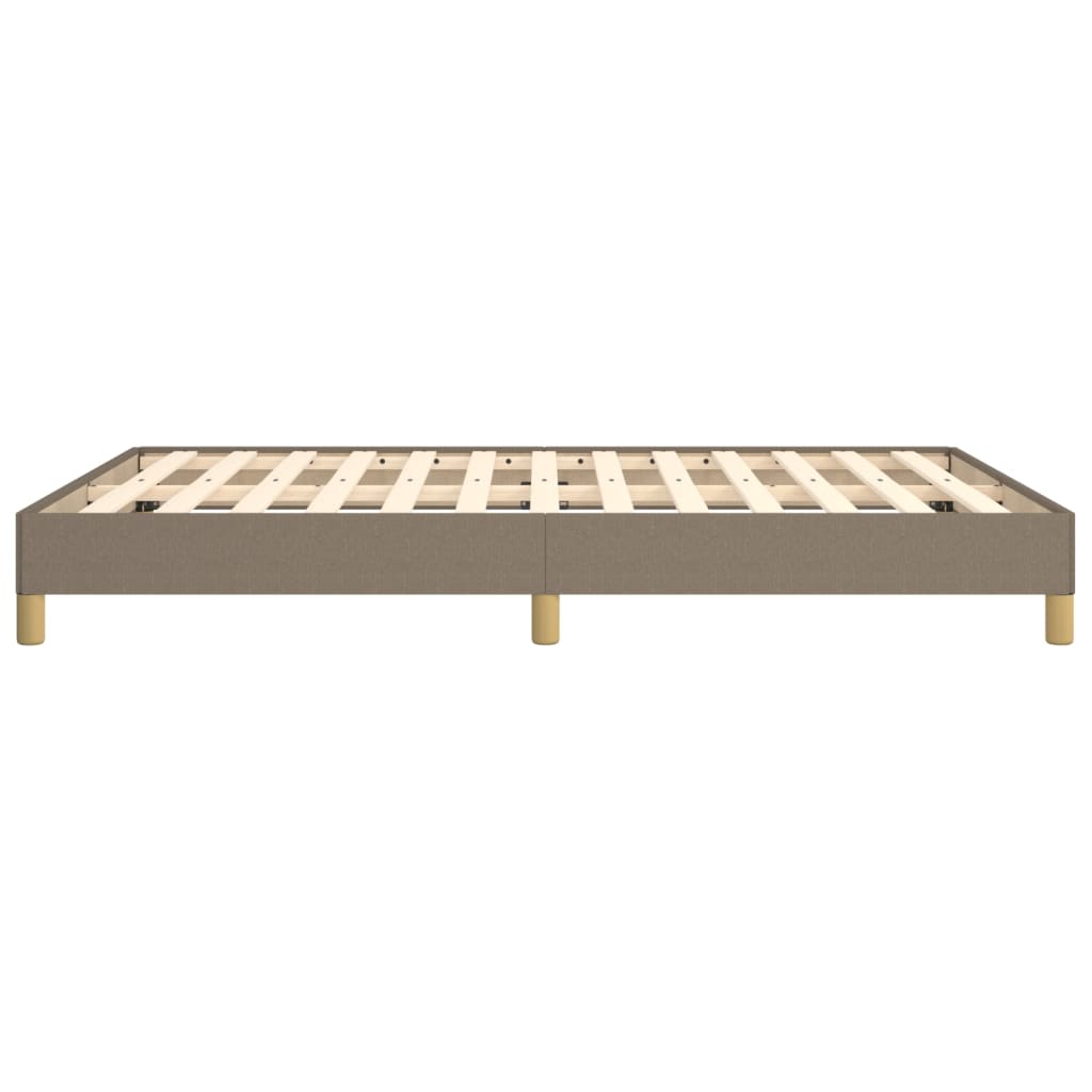 Cadru de pat, gri taupe, 160 x 200 cm, material textil GartenMobel Dekor