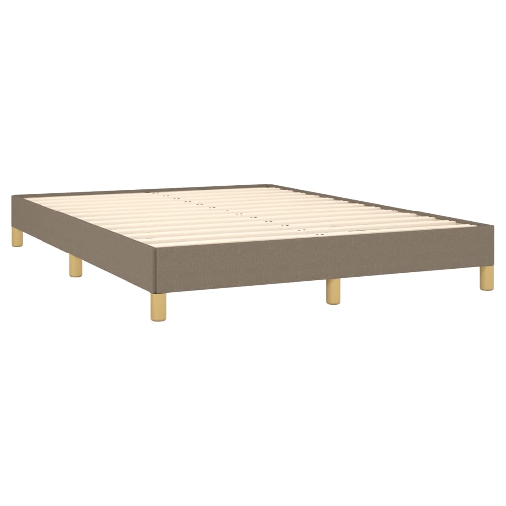 Cadru de pat, gri taupe, 160 x 200 cm, material textil GartenMobel Dekor