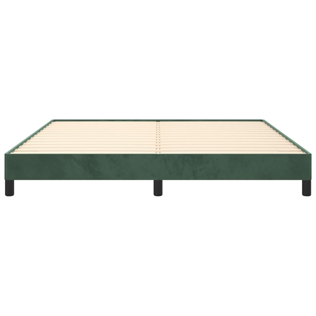 Cadru de pat, verde închis, 180 x 200 cm, catifea GartenMobel Dekor