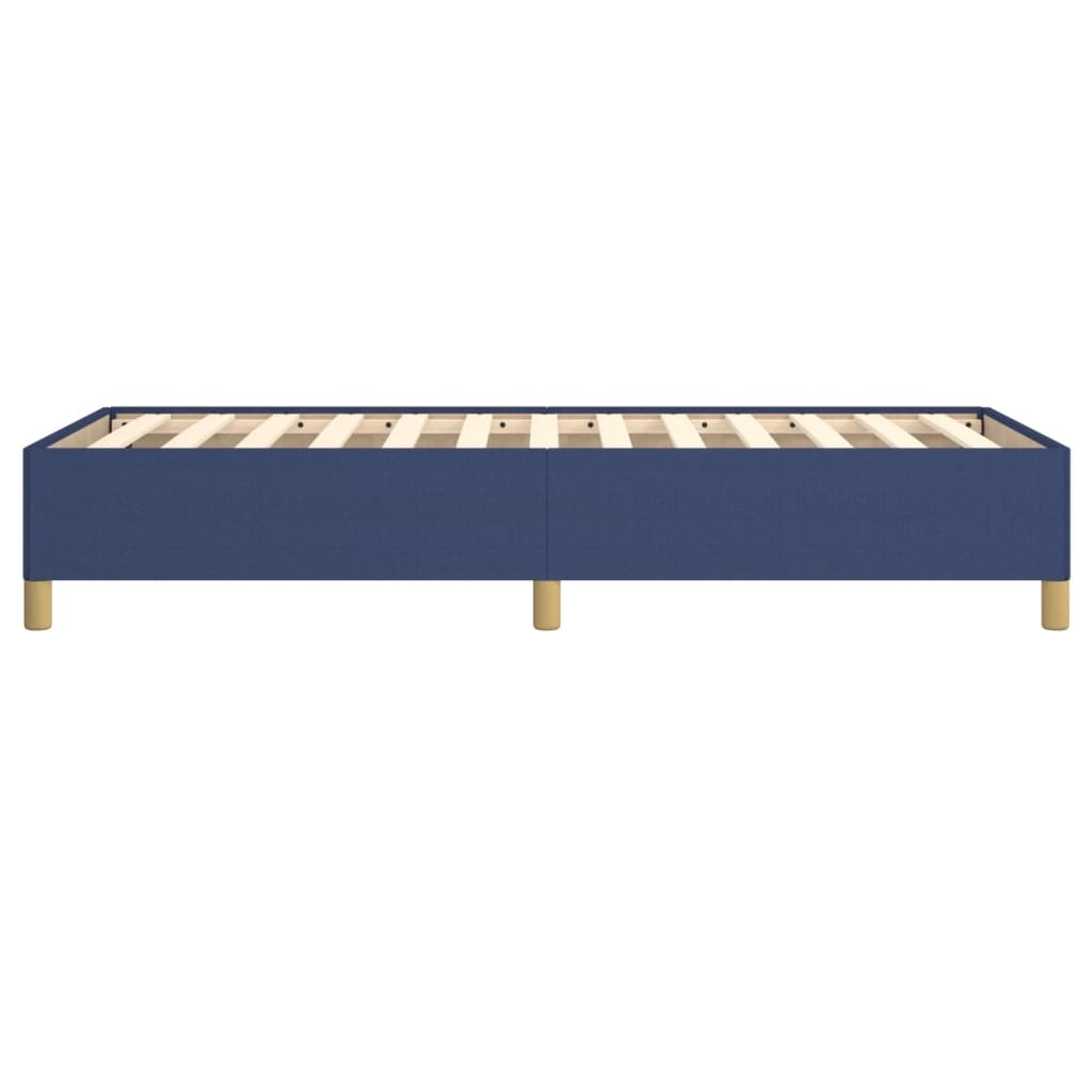 Cadru de pat, albastru, 100 x 200 cm, material textil GartenMobel Dekor