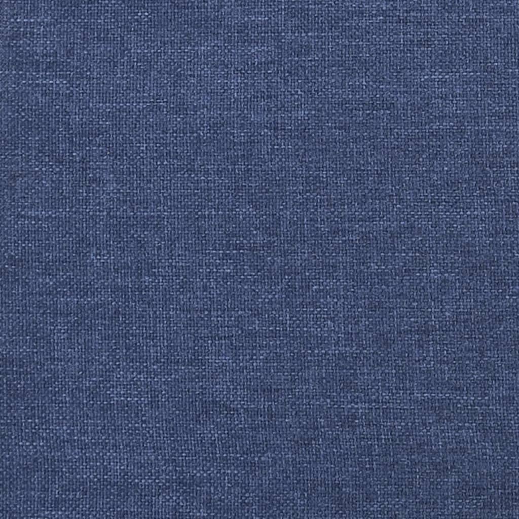 Cadru de pat, albastru, 100 x 200 cm, material textil GartenMobel Dekor