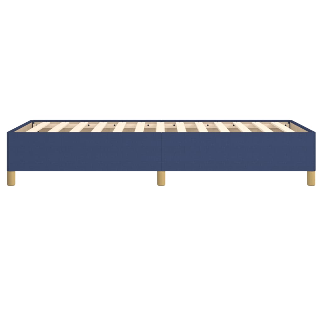 Cadru de pat, albastru, 80x200 cm, material textil GartenMobel Dekor