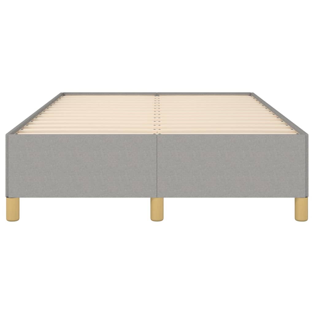 Cadru de pat, gri deschis, 120x200 cm, material textil GartenMobel Dekor