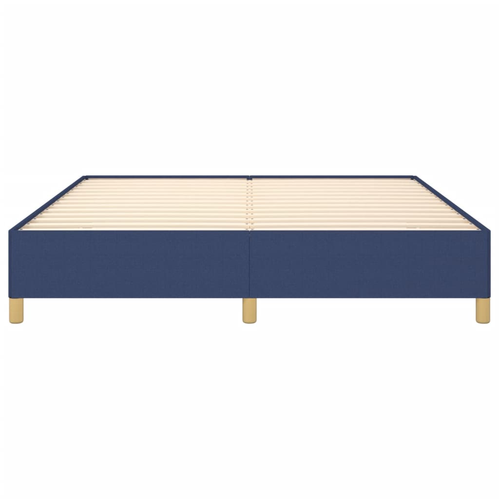 Cadru de pat, albastru, 180 x 200 cm, material textil GartenMobel Dekor