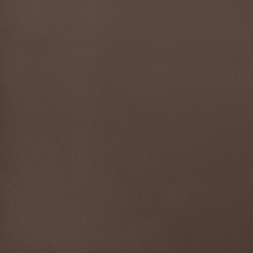 Cadru de pat, maro, 140x190 cm, piele ecologică GartenMobel Dekor