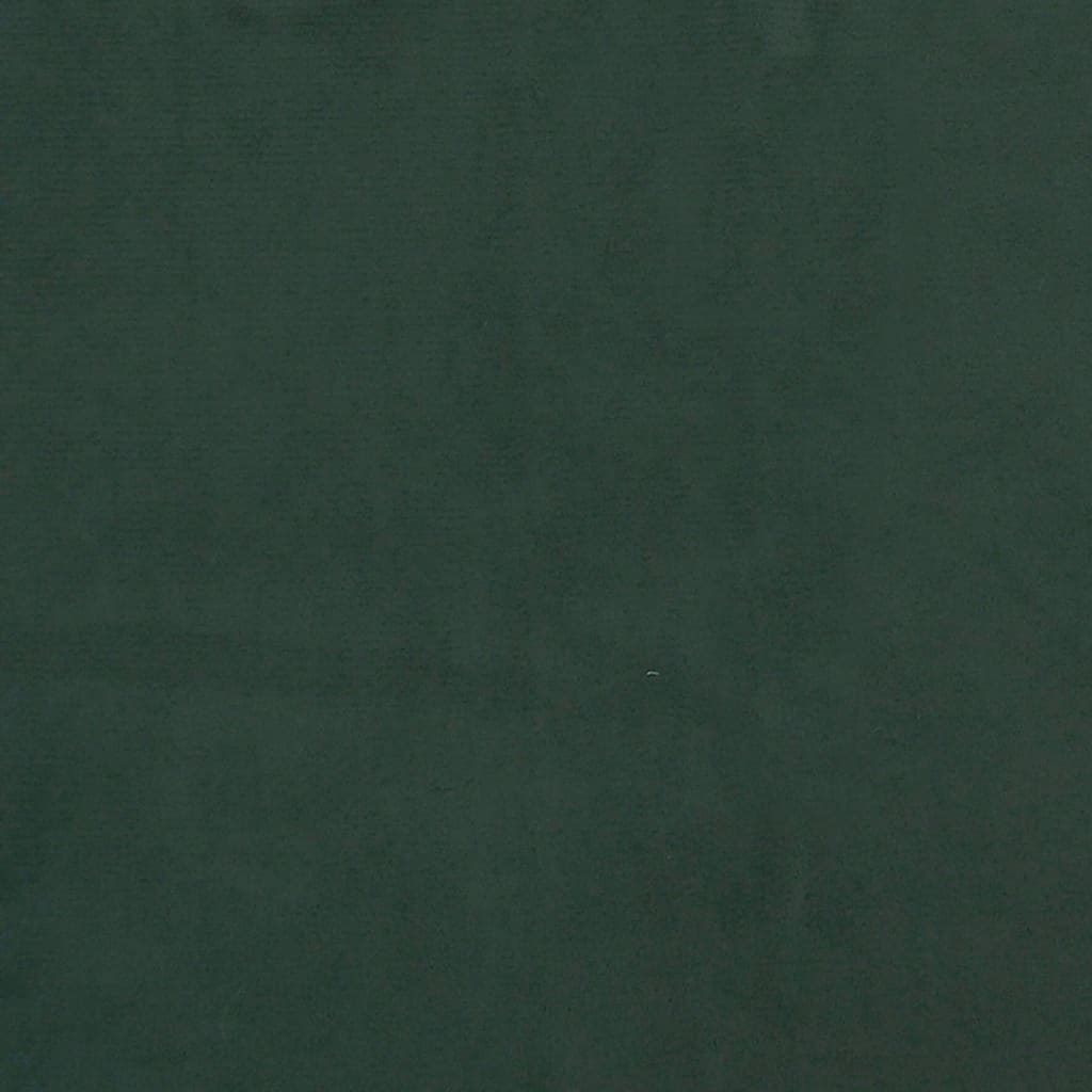 Cadru de pat, verde închis, 140x190 cm, catifea GartenMobel Dekor