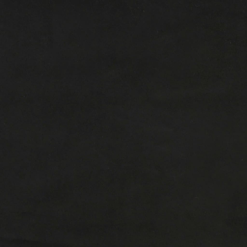 Cadru de pat, negru, 200x200 cm, catifea GartenMobel Dekor