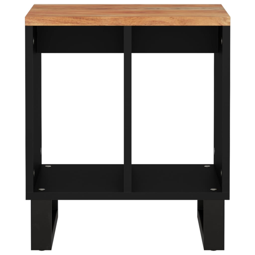 Măsuță de cafea, 40x31x46 cm, lemn masiv acacia/lemn prelucrat GartenMobel Dekor