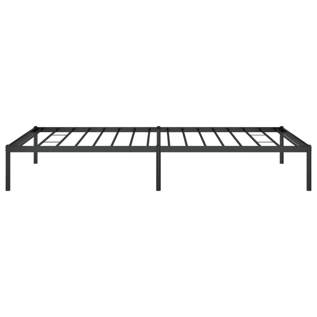 Cadru pat metalic, negru, 107x203 cm GartenMobel Dekor
