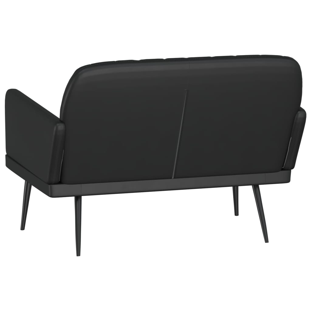 Bancă, negru, 107x80x81 cm, piele ecologică GartenMobel Dekor