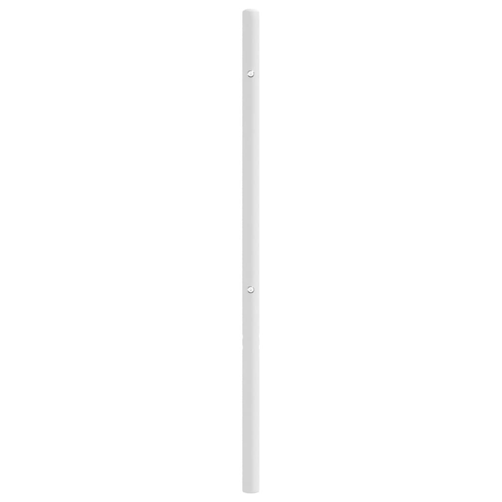 Tăblie de pat metalică, alb, 80 cm GartenMobel Dekor