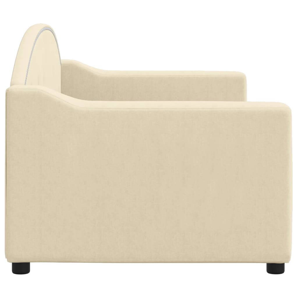 Pat de zi, crem, 80x200 cm, material textil GartenMobel Dekor