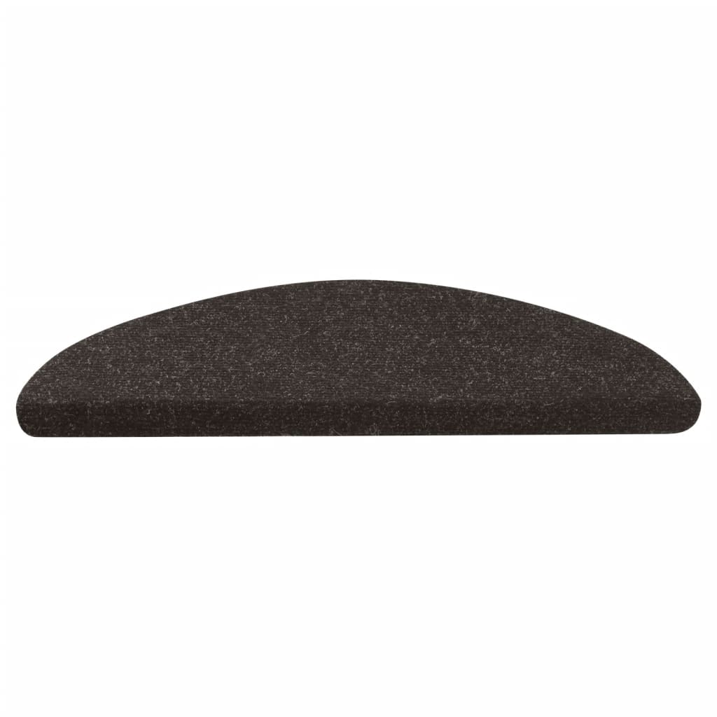 Covorașe de scări autoadezive, 10 buc., negru, 65x22,5x3,5 cm GartenMobel Dekor