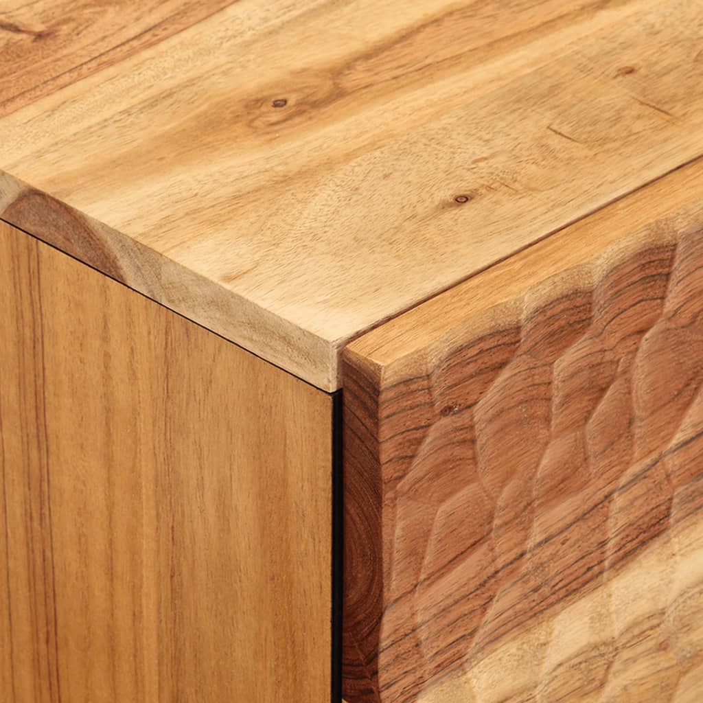 Noptiere, 2 buc., 40x33x46 cm, lemn masiv de acacia GartenMobel Dekor