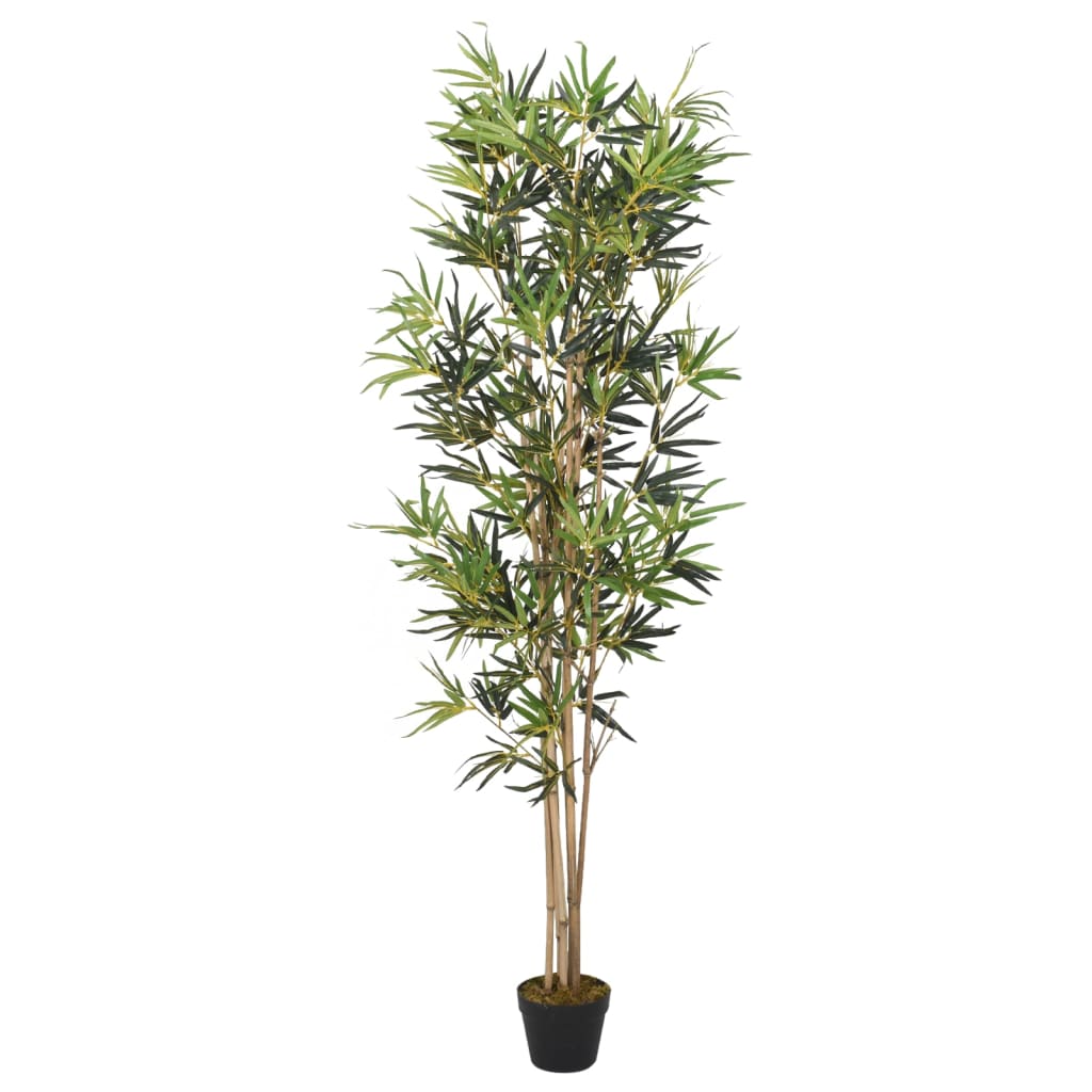 Arbore din bambus artificial 828 de frunze 150 cm verde GartenMobel Dekor