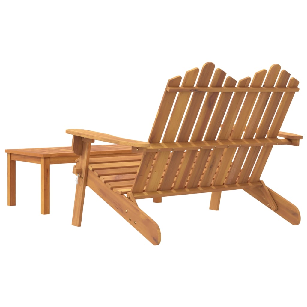 Set mobilier de grădină Adirondack, 2 piese, lemn masiv acacia GartenMobel Dekor