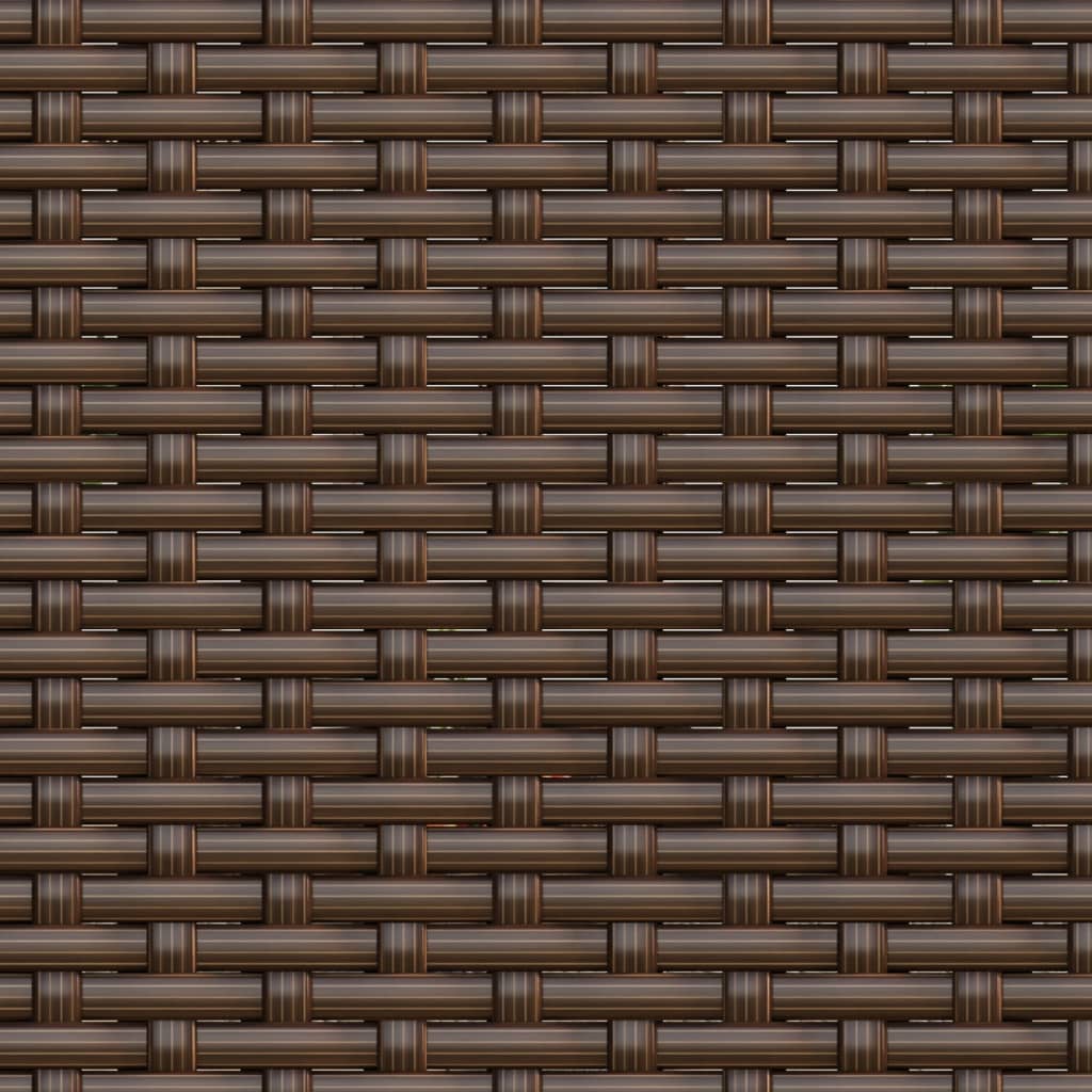 Set de șezlonguri de grădină, maro, poliratan GartenMobel Dekor