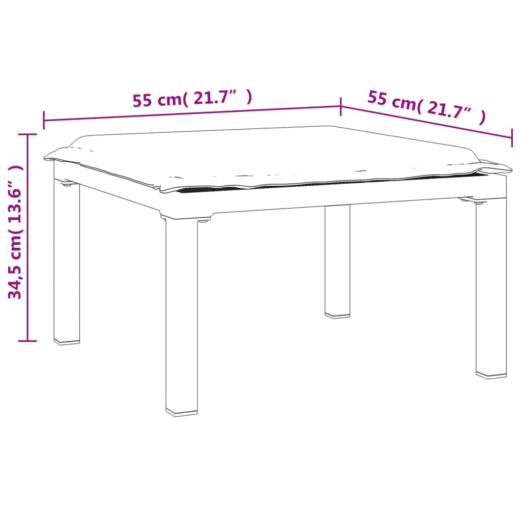 Set mobilier de grădină cu perne, 3 piese, negru/gri, poliratan GartenMobel Dekor