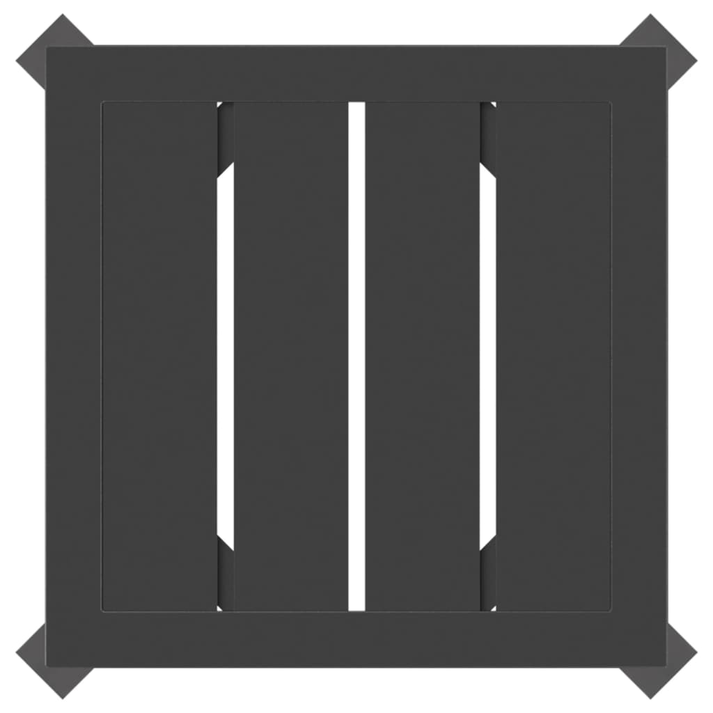 Masă de grădină, antracit, 34x34x38 cm, oțel GartenMobel Dekor
