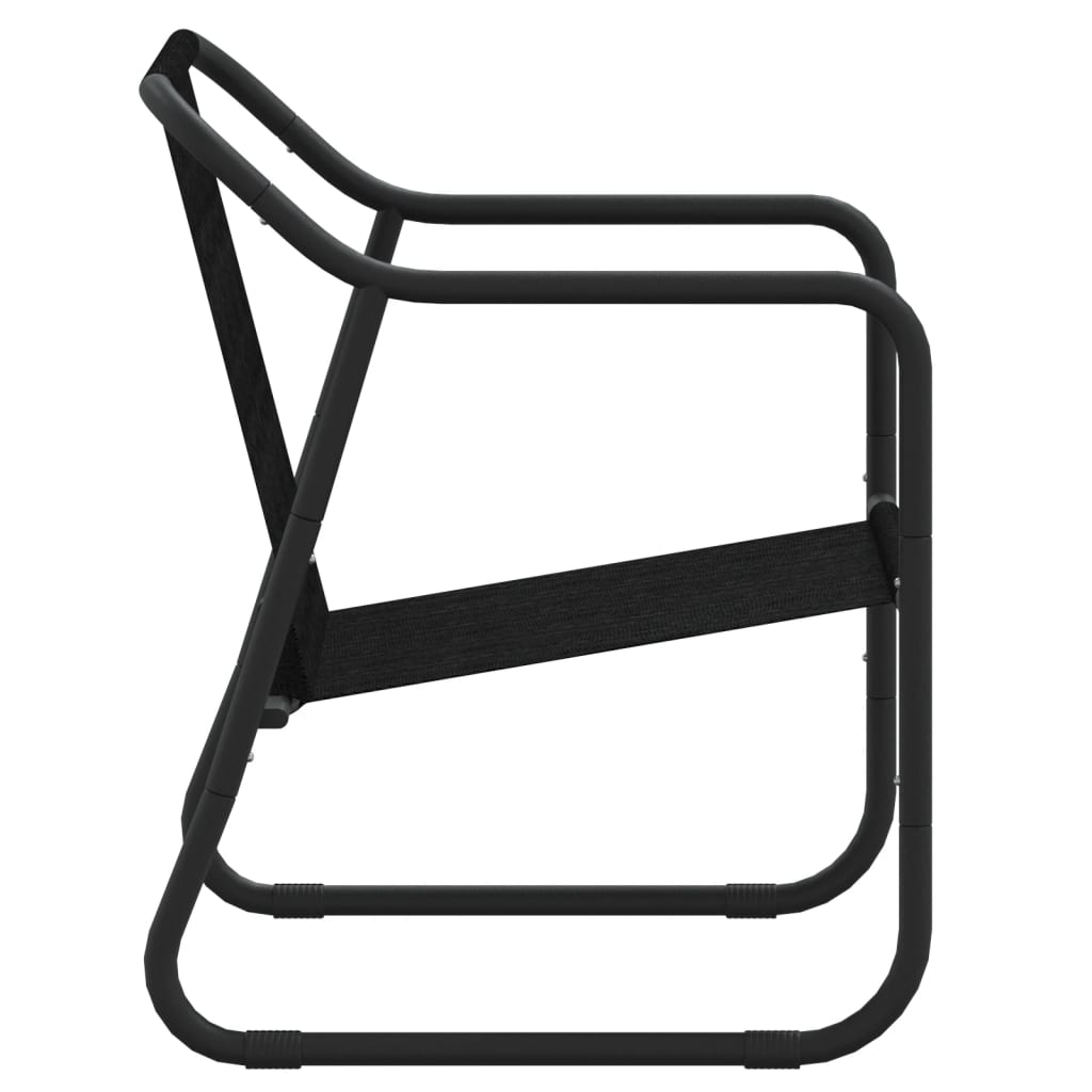 Set mobilier de grădină, cu perne, antracit, 3 piese, oțel GartenMobel Dekor