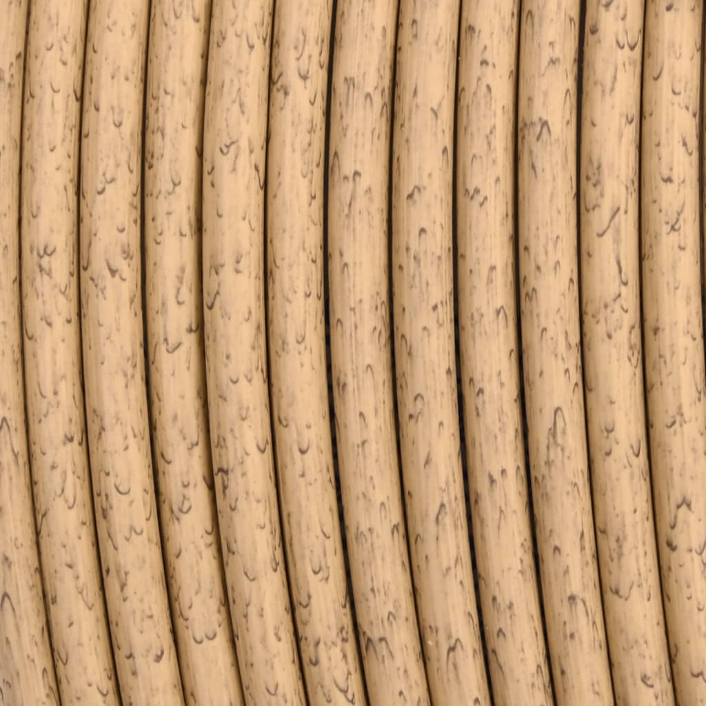 Set mobilier de grădină cu perne bej, 3 piese, poliratan GartenMobel Dekor