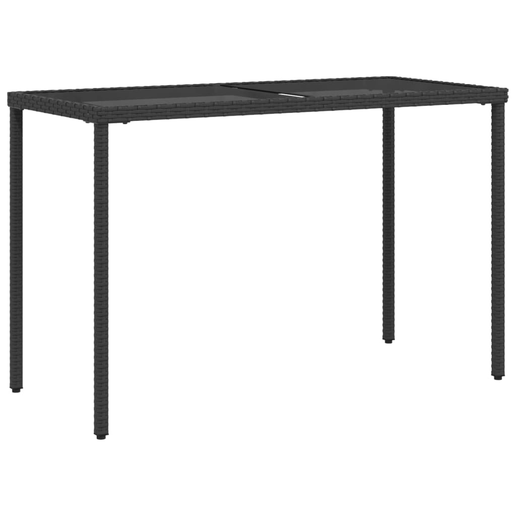 Set mobilier de grădină cu perne, 5 piese, negru, poliratan GartenMobel Dekor