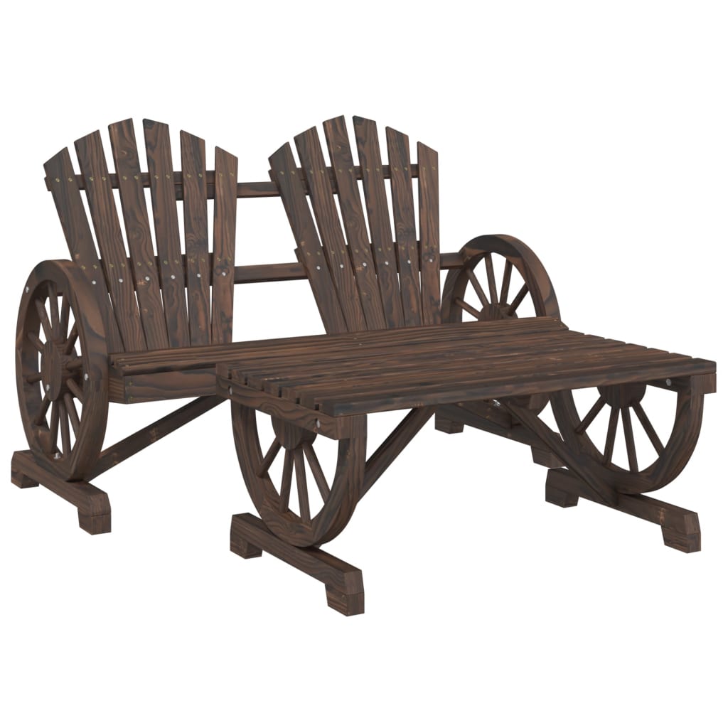 Set mobilier de grădină, 2 piese, lemn masiv de brad GartenMobel Dekor