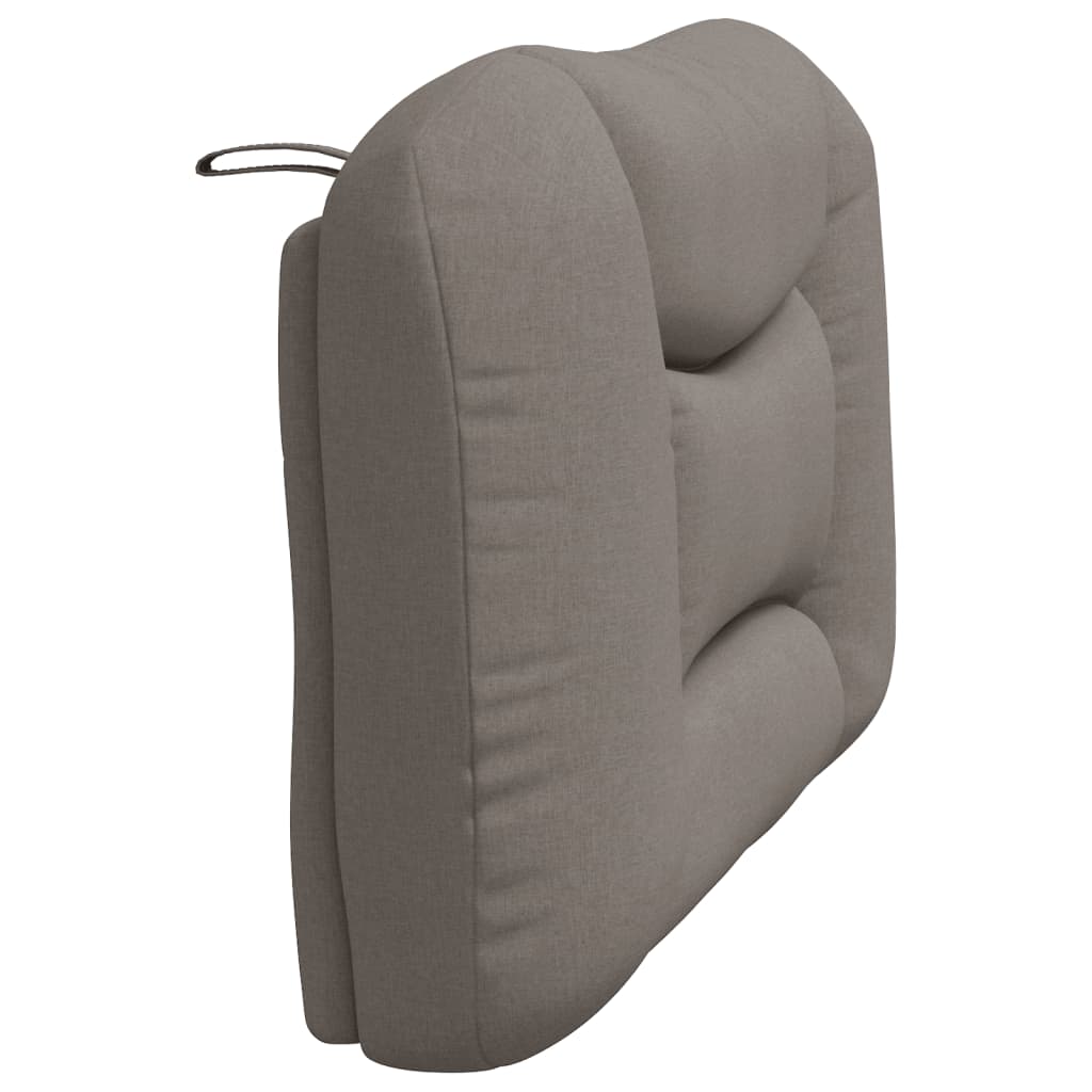 Pernă pentru tăblie de pat, gri taupe, 100 cm, material textil GartenMobel Dekor