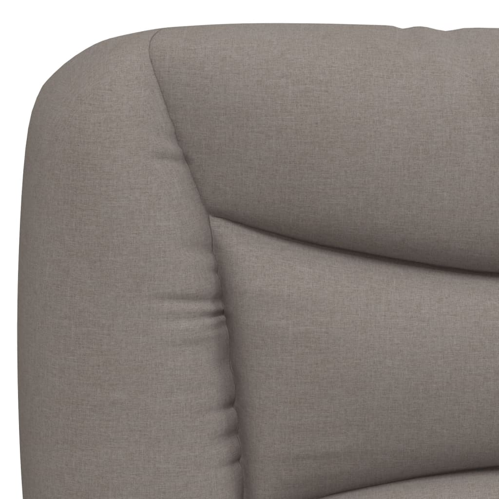 Pernă pentru tăblie de pat, gri taupe, 100 cm, material textil GartenMobel Dekor