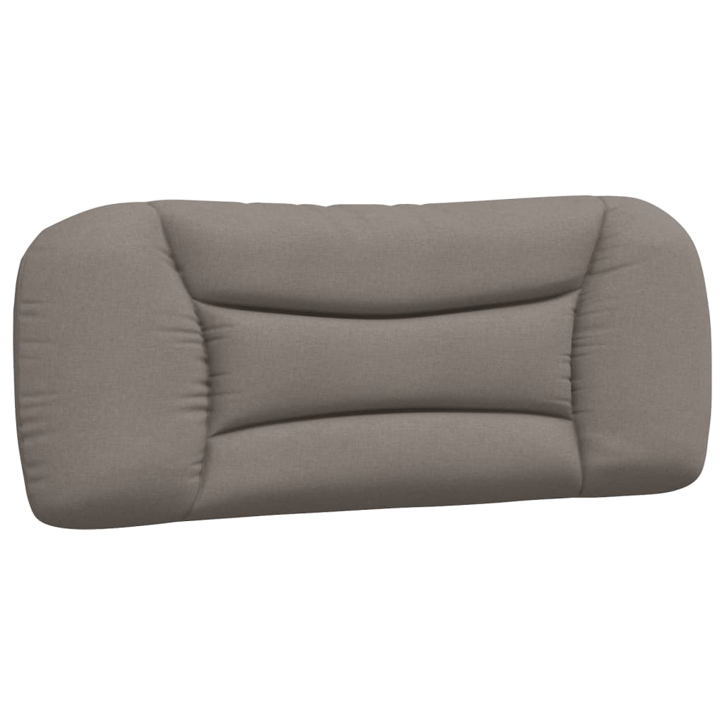 Pernă pentru tăblie de pat, gri taupe, 100 cm, material textil GartenMobel Dekor