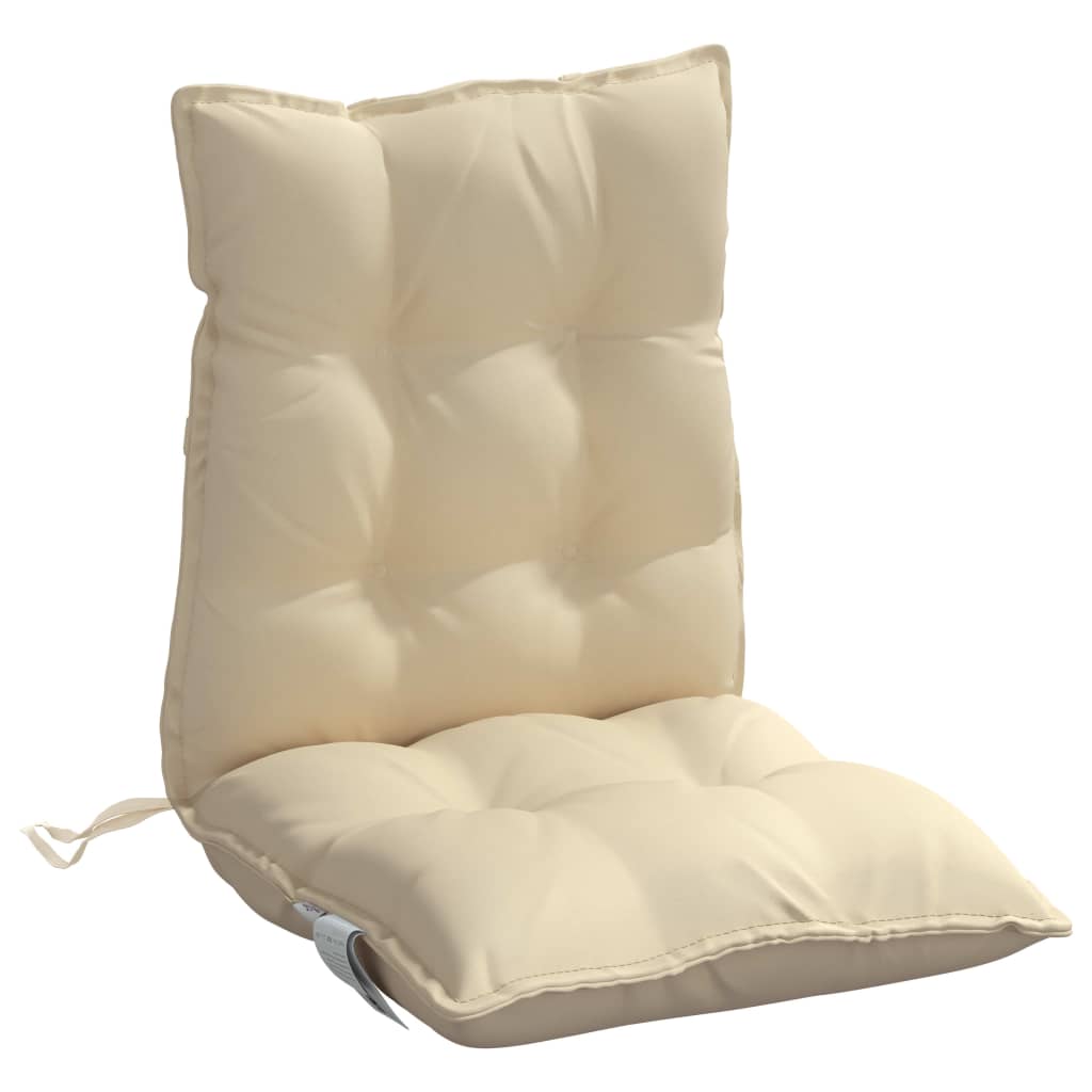 Perne scaun cu spătar mic, 4 buc., bej, textil oxford GartenMobel Dekor