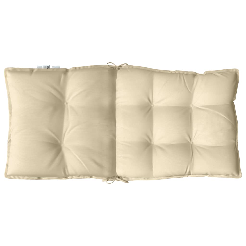 Perne scaun cu spătar mic, 4 buc., bej, textil oxford GartenMobel Dekor