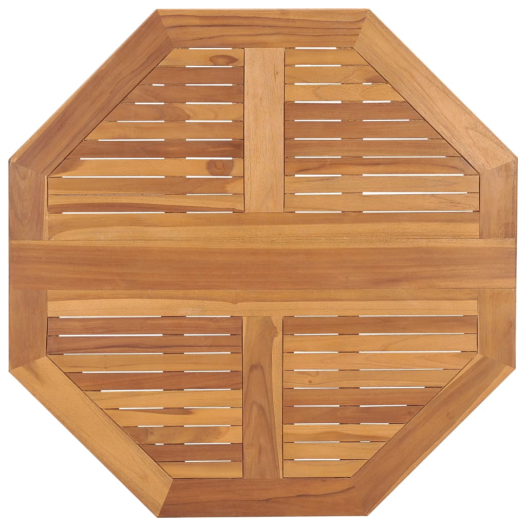 Masă de grădină pliabilă, 90x90x75 cm, lemn masiv de tec GartenMobel Dekor