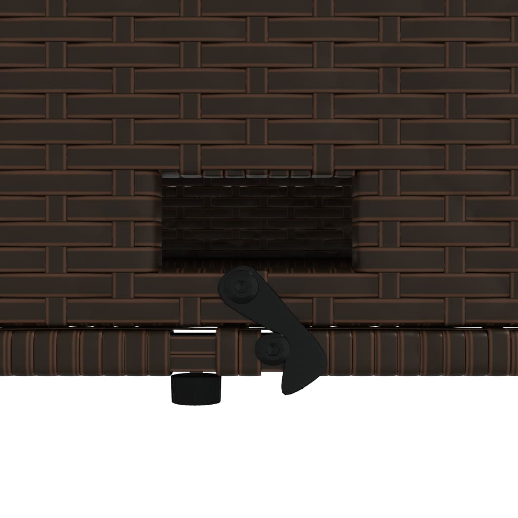 Canapea de grădină cu perne, 2 locuri, maro, poliratan GartenMobel Dekor