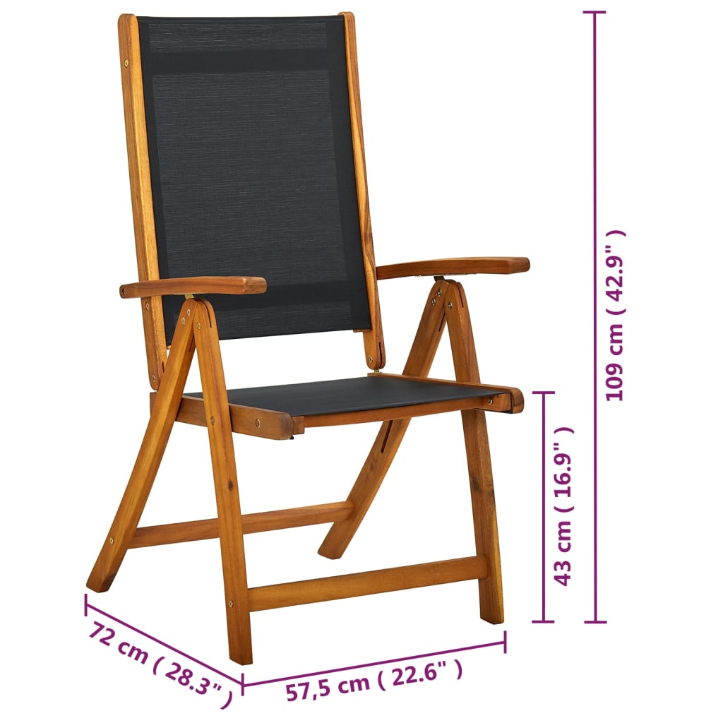 Set mobilier de exterior, 7 piese, lemn masiv de acacia GartenMobel Dekor