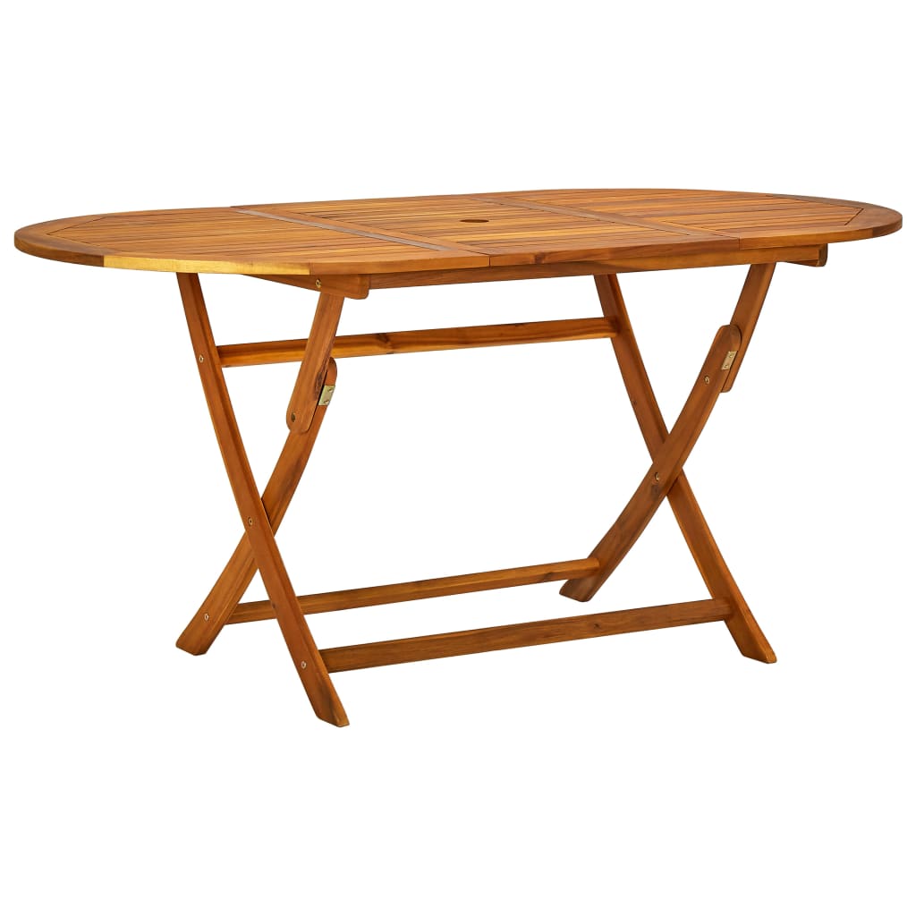 Set mobilier de exterior, 7 piese, lemn masiv de acacia GartenMobel Dekor