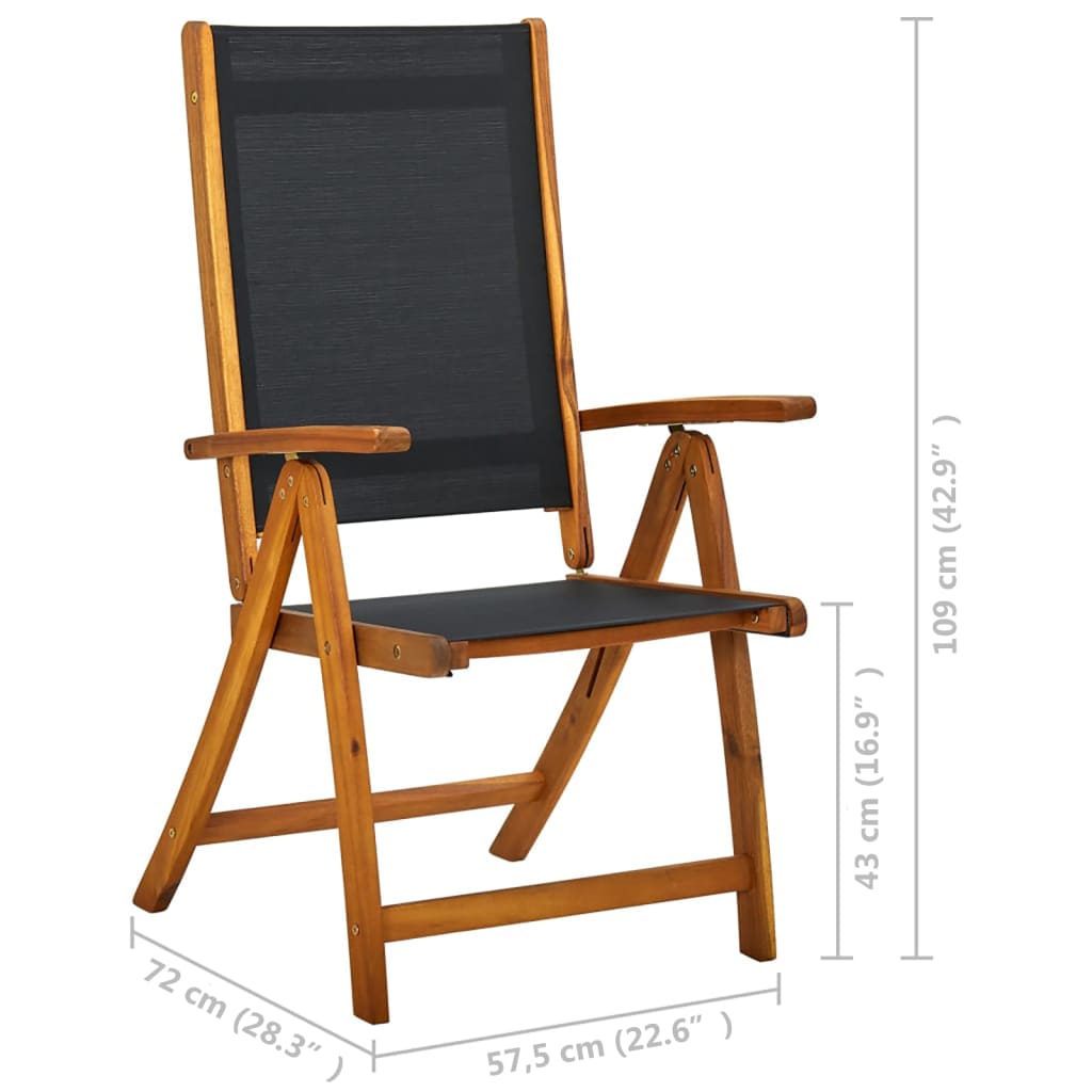 Set mobilier de exterior, 7 piese, lemn masiv de acacia GartenMobel Dekor