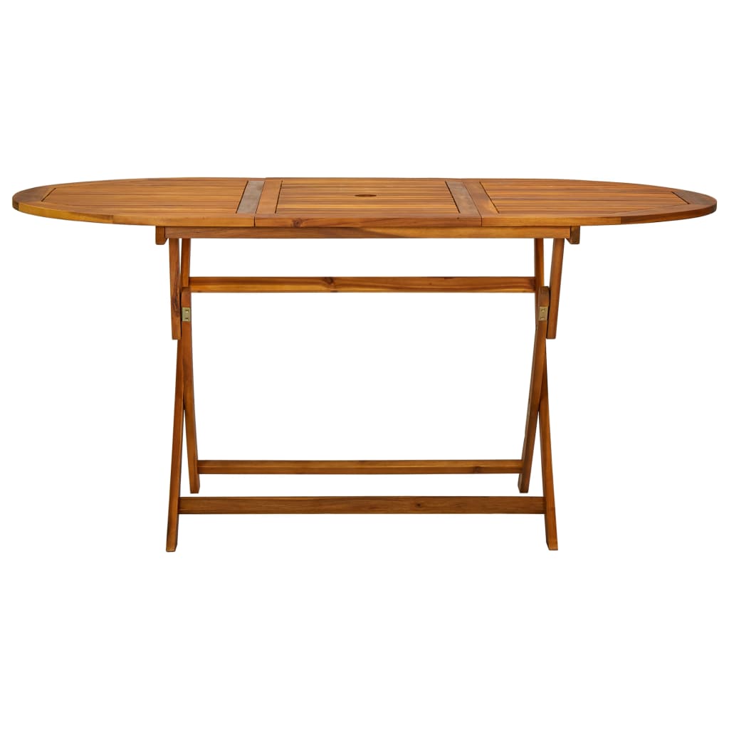 Set mobilier de exterior, 7 piese, lemn masiv de acacia GartenMobel Dekor