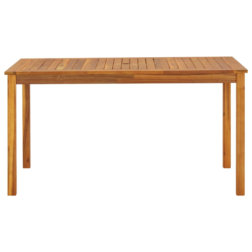 Masă de grădină, 140 x 80 x 74 cm, lemn masiv de acacia GartenMobel Dekor