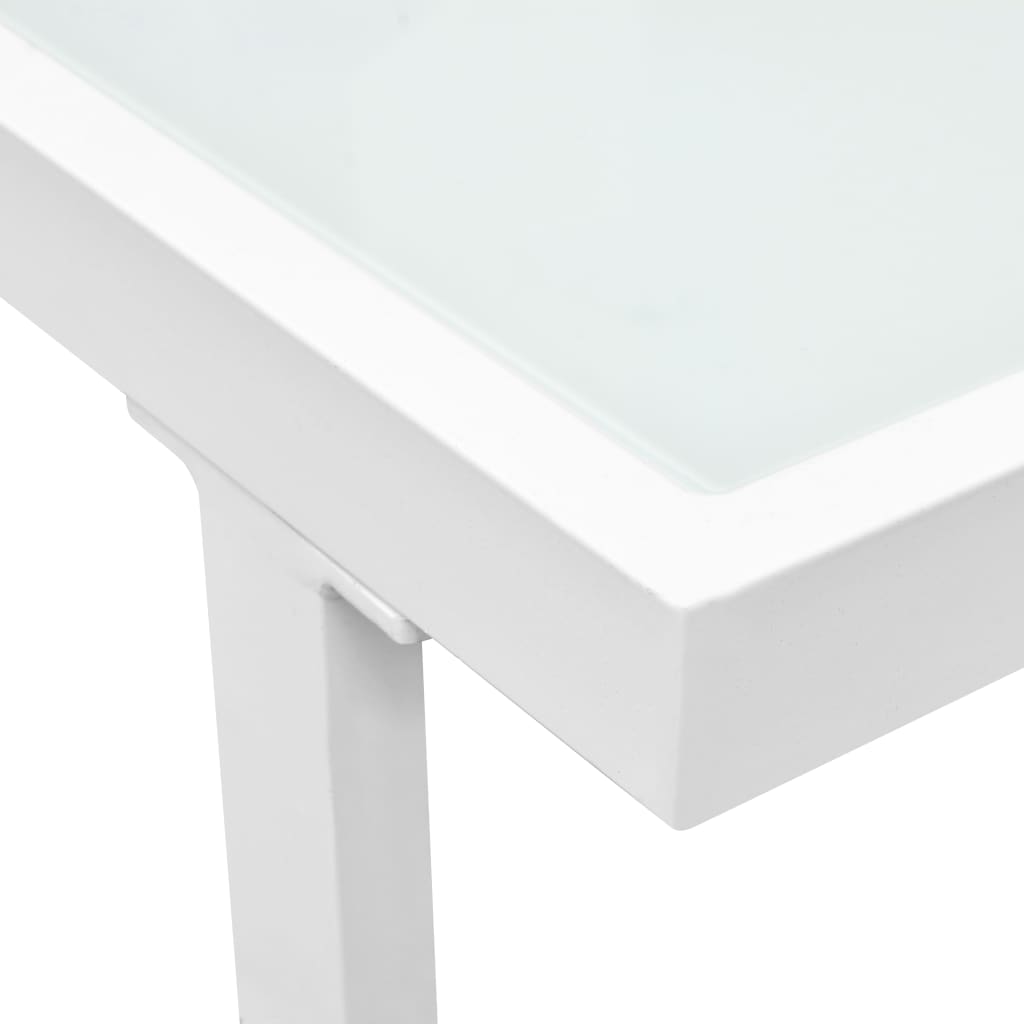 Set mobilier de grădină cu perne, 4 piese, negru, aluminiu GartenMobel Dekor