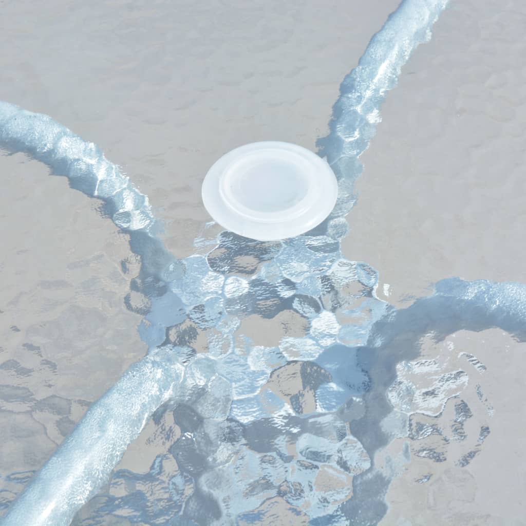 Set mobilier de exterior, 5 piese, negru, oțel GartenMobel Dekor