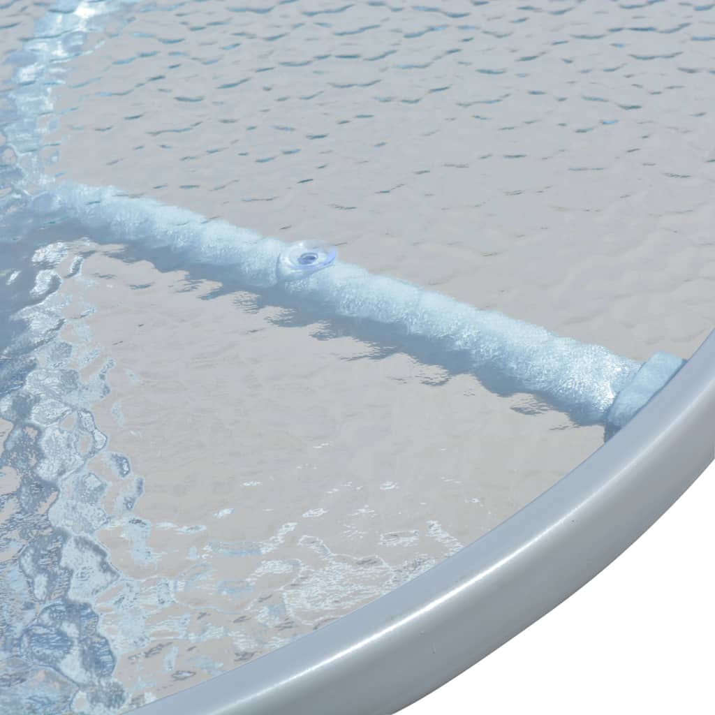 Set mobilier de exterior, 5 piese, negru, oțel GartenMobel Dekor