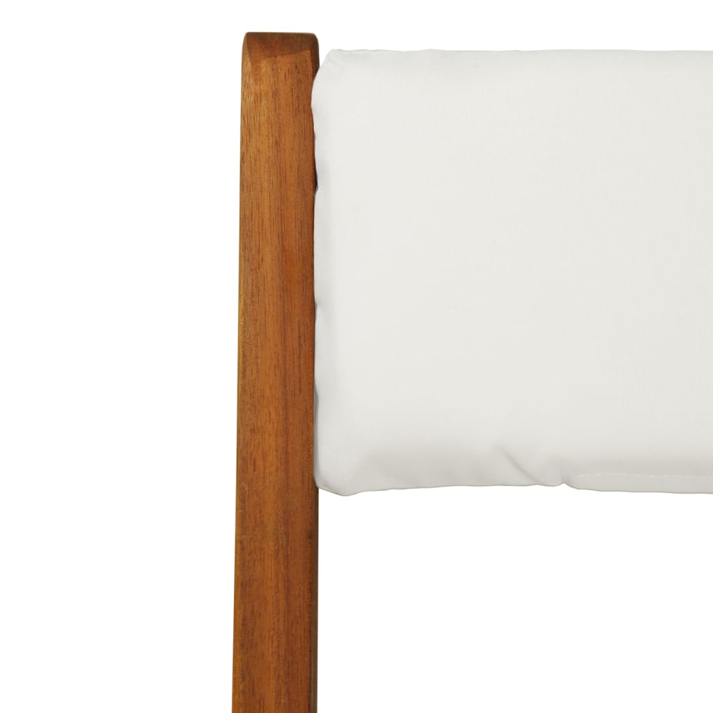 Set bistro pliabil cu perne, 3 piese, lemn masiv de acacia GartenMobel Dekor