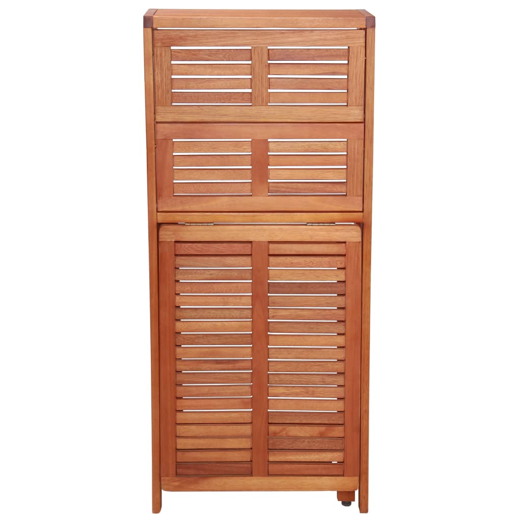 Set mobilier bistro pliabil, 3 piese, lemn masiv de acacia GartenMobel Dekor