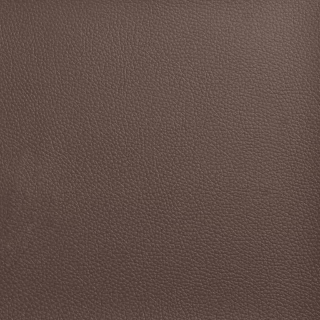 Cadru de pat cu tăblie, maro, 90x200 cm, piele ecologică GartenMobel Dekor