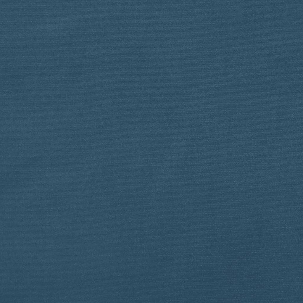 Cadru de pat, albastru închis, 120x190 cm, material textil GartenMobel Dekor