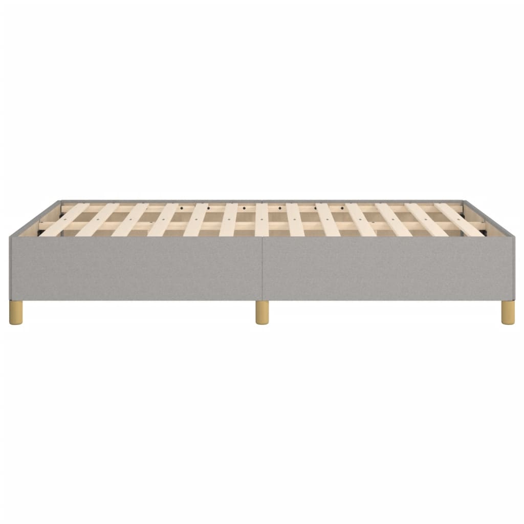 Cadru de pat, gri deschis, 120x190 cm, material textil GartenMobel Dekor