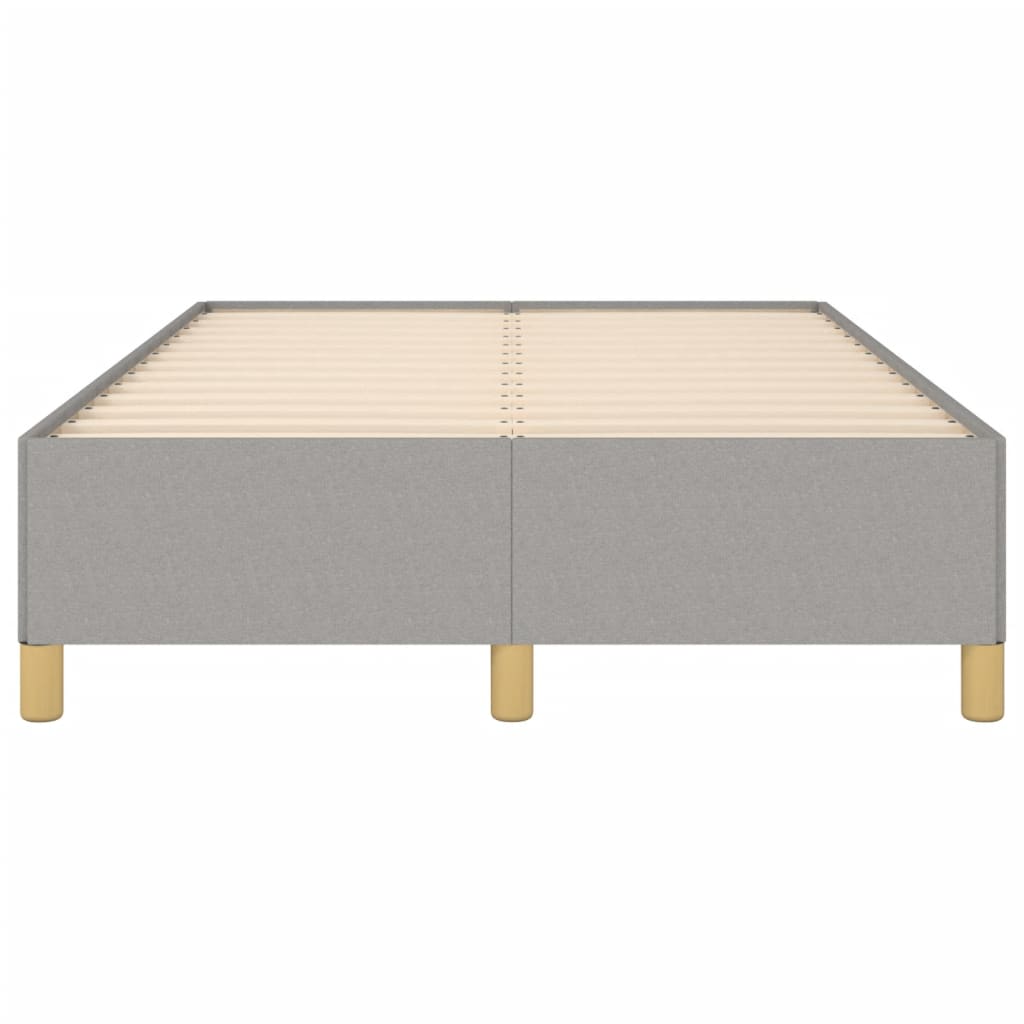 Cadru de pat, gri deschis, 120x190 cm, material textil GartenMobel Dekor