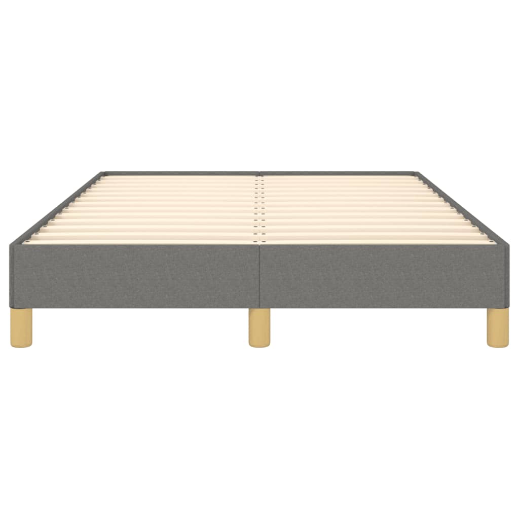 Cadru de pat, gri închis, 120x190 cm, material textil GartenMobel Dekor