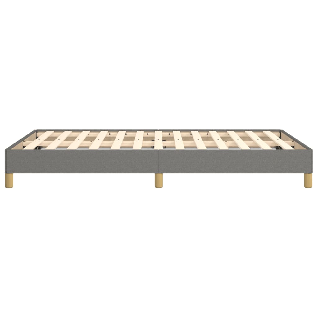 Cadru de pat, gri închis, 120x190 cm, material textil GartenMobel Dekor